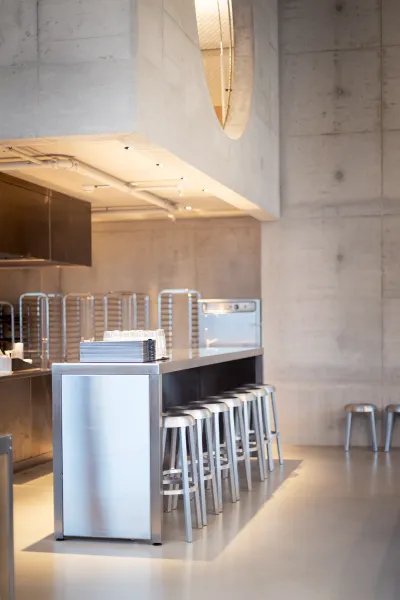 Inside Location Roots Kitchen